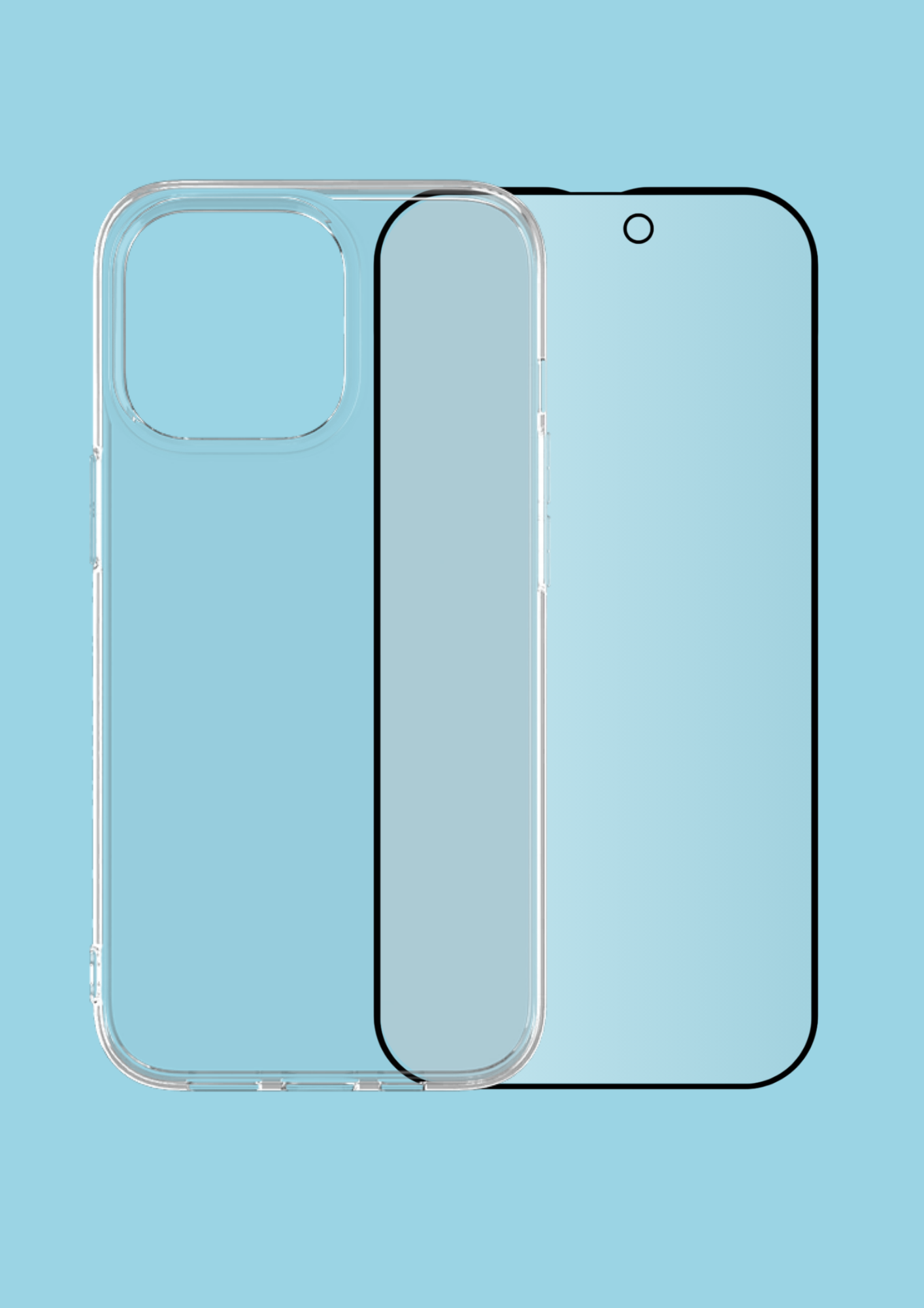 Combi Deal - Clear case & Screen protector